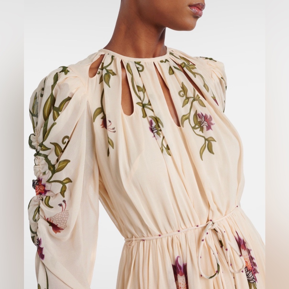 FARM Rio Romantic Nature Long Sleeve Maxi Dress - Picture 3 of 13
